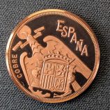 Medalla de Cobre Puro - Francisco Franco "Caudillo de España" (1892-1975)