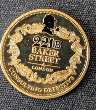 medalla sherlock holmes londres