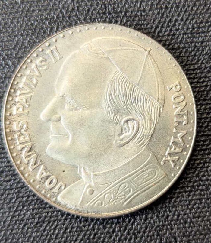 Medalla de plata Juan Pablo II - Virgen de Częstochowa "Ora Pro Nobis"