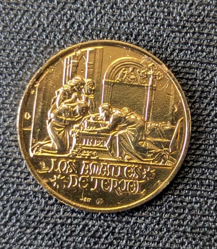 Medalla de Oro (6,9g) - Los Amantes de Teruel "Homenaje a Hartzenbusch"