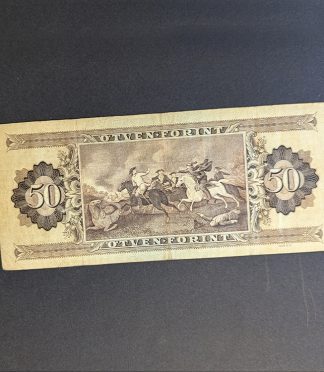 Billete de 50 forintos de Hungría (1989) - Francisco II Rákóczi y el fin de la Guerra Fría