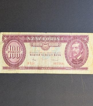 Billete de 100 forintos de Hungría (1984) - Lajos Kossuth