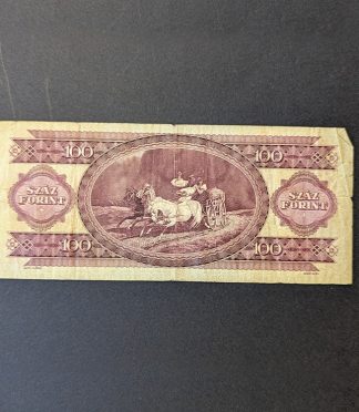 billetes-11 Billete de 100 forintos de Hungría (1984) - Lajos Kossuth