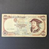Billete de 500 escudos de Portugal (1966) - D. João II y los Descubrimientos