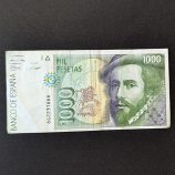 Billete de 1000 Pesetas 1992 - Hernán Cortés y Pizarro (Serie América)