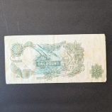 Billete de 1 libra del Reino Unido (1978-1981) - Isabel II e Isaac Newton