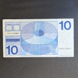 Billete de 10 Florines de Países Bajos, serie Frans Hals (1968)