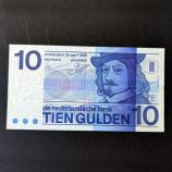 Billete de 10 Florines de Países Bajos, serie Frans Hals (1968)