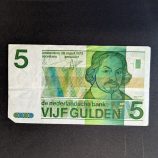 Billete de 10 Florines de Países Bajos, Frans Hals (1968)