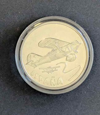 Moneda de 5 euros 1997 avión Nieuport en plata – F.N.M.T.