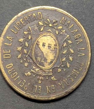 Medalla conmemorativa del IV Centenario de la Reconquista de Málaga (1887)