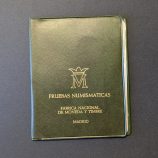 Cartera oficial FNMT 1977 (E-77) - Estuche Verde "Pruebas Numismáticas"