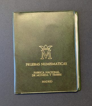 Cartera oficial FNMT 1977 (E-77) - Estuche Verde "Pruebas Numismáticas"