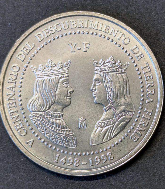 item-04 Prueba 3 euros 1998 - Reyes Católicos y el Fénix (Euro-Pattern)