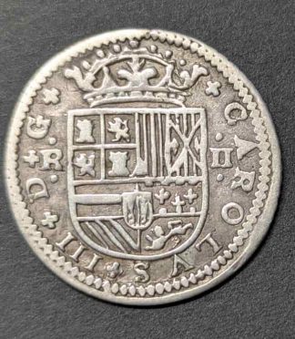 2 Reales de 1708 - Archiduque Carlos (Pretendiente) - Calidad Superior