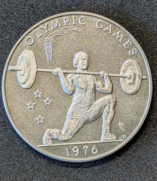 Moneda de 1 tala de Samoa de 1976 (Juegos Olímpicos de Montreal) - PLATA (925 milésimas)