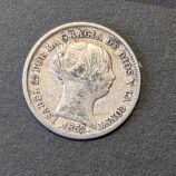 1 Real 1852 Isabel II "Cabeza Desnuda" (Plata) - Ejemplar C