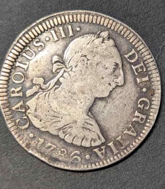 2 Reales de 1786 - Carlos III (Ceca México Mo)