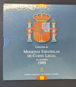 Cartera oficial F.N.M.T. de monedas de curso legal 1999
