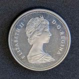 Moneda de 1 dólar de Canadá de 1982 (Centenario de Regina) - PLATA (500 milésimas)