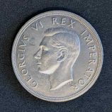 Moneda de 5 chelines de Sudáfrica de 1947 (Rey Jorge VI) - PLATA (800 milésimas)