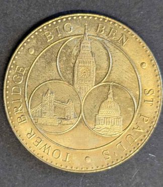 Token turístico Londres 2018 London Eye Big Ben Tower Bridge St Paul's