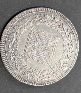 5 pesetas de plata de Barcelona, 1809 - Ocupación Napoleónica