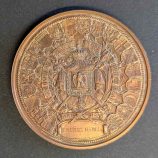 Título: Medalla de bronce - Napoleón III - Exposición Universal de París 1855 (Nominativa)