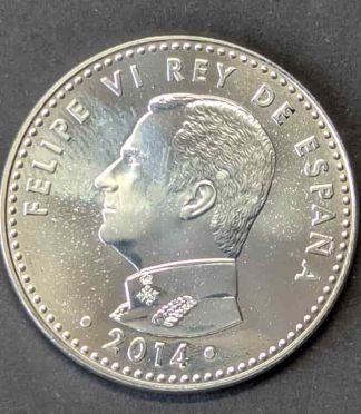 Moneda de Plata 30 Euros España (2014) - Proclamación del Rey Felipe VI