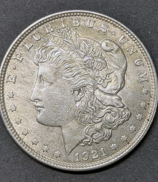 Moneda 1 dólar Estados Unidos 1921 — Morgan Silver Dollar de plata