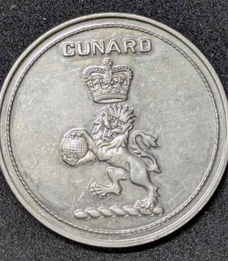 Medalla conmemorativa del transatlántico Queen Elizabeth 2 de Cunard